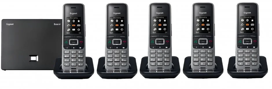 VoIP-радиотелефон Gigaset S650A IP QUNTETTO (5 радиотрубок в комплекте) titanium