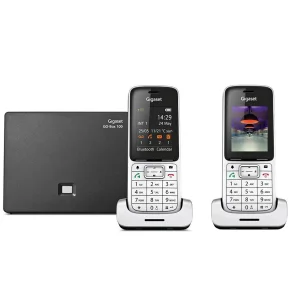 VoIP-радиотелефон Gigaset SL450A DUO (2 радиотрубки в комплекте) черно-серебристый