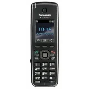 Микросотовая радиотрубка DECT Panasonic KX-TCA185RU черный