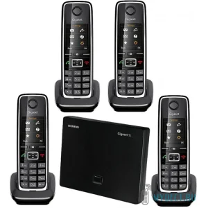 VOIP-РАДИОТЕЛЕФОН GIGASET C530A IP QUATTRO (4 РАДИОТРУБКИ В КОМПЛЕКТЕ) ЧЕРНЫЙ