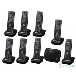 VOIP-телефон Panasonic KX-TGP600RU (8 трубок в комплекте)