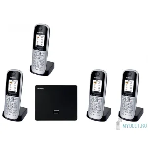 БАЗОВЫЙ БЛОК GIGASET  + 4 ТРУБКИ S3 PROFESSIONAL