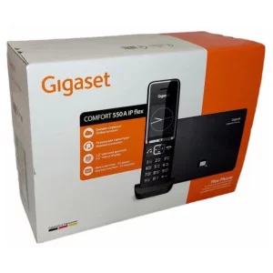 VoIP-радиотелефон Gigaset Comfort 550A ip FLEX black-chrome (S30852-H3031-S304)