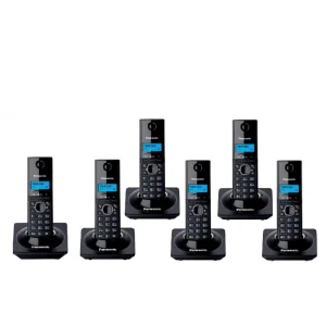 РАДИОТЕЛЕФОН PANASONIC KX-TG1716RUB PRO (6 РАДИОТРУБОК В КОМПЛЕКТЕ) ЧЕРНЫЙ