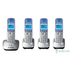 РАДИОТЕЛЕФОН PANASONIC KX-TG2514RUS PRO (4 РАДИОТРУБКИ В КОМПЛЕКТЕ) СЕРЕБРИСТЫЙ