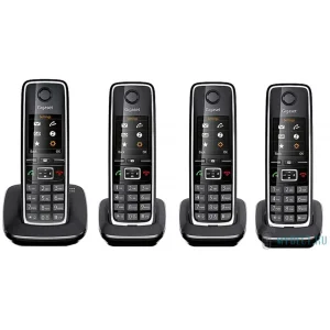 Радиотелефон с четырьмя трубками Siemens Gigaset C530 Quattro