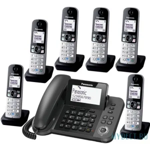 Радиотелефон с шестью трубками Panasonic KX-TGF3206 (6 радиотрубок в комплекте)