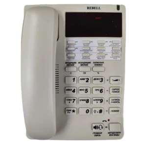 Проводной телефон с АОН Русь-28 Соната (АОН, Caller ID, GPON, ОПТИКОВОЛОКНО)