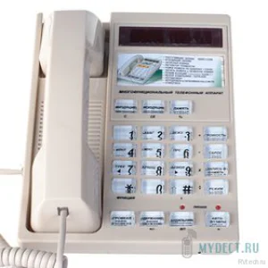 Шнуровой телефон (АОН) Русь-28 Соната (GPON, оптоволокно)