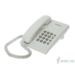 Проводной телефон Panasonic KX-TS2350RUW белый