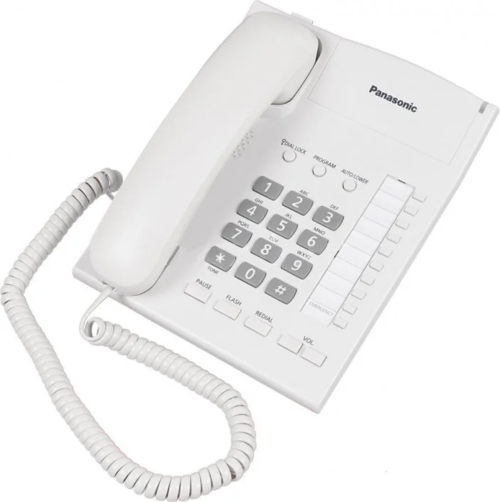 Проводной телефон Panasonic KX-TS2382RUW белый